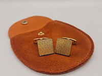 Yves saint laurent goldplated manchetknopen - afbeelding 2 van  6