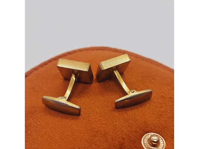 Yves saint laurent goldplated manchetknopen - afbeelding 5 van  6