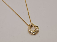 Yves saint laurent goldplated pendant collier