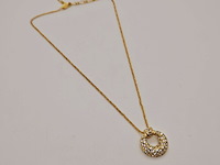 Yves saint laurent goldplated pendant collier - afbeelding 3 van  7