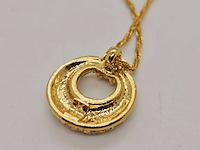 Yves saint laurent goldplated pendant collier - afbeelding 4 van  7