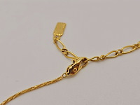 Yves saint laurent goldplated pendant collier - afbeelding 6 van  7