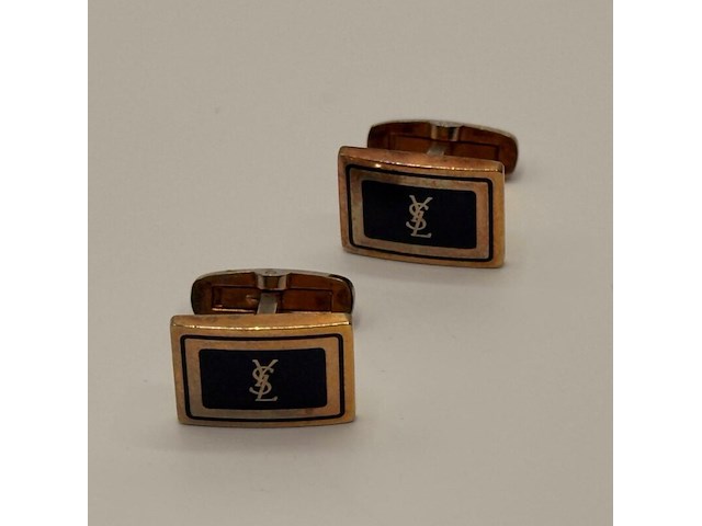 Yves saint laurent manchetknopen - afbeelding 2 van  3