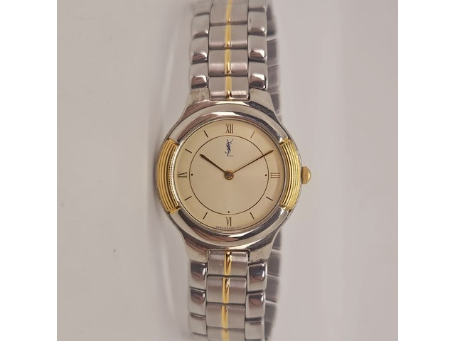 Yves saint laurent two tone horloge - afbeelding 1 van  6