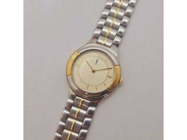 Yves saint laurent two tone horloge - afbeelding 2 van  6