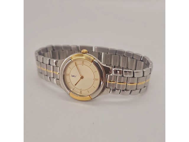 Yves saint laurent two tone horloge - afbeelding 5 van  6