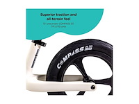 Yvolution velo pro loopfiets wit met in hoogte verstelbaar zitting en stuur - afbeelding 4 van  5