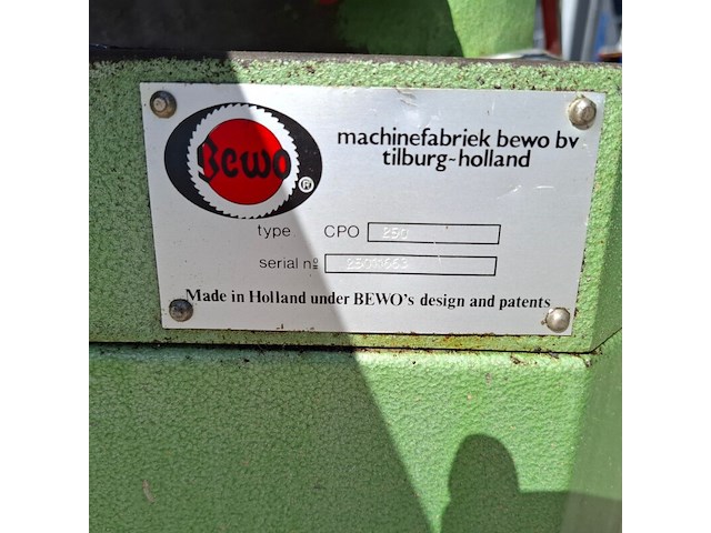 Zaagmachine, bewo, cpo 250, groen - afbeelding 9 van  9