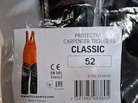 Zaagoverall, maat 52 husqvarna, classic - afbeelding 3 van  3