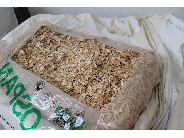 Zaagsel plospan xl 16 op pallet. 10 balen. - afbeelding 2 van  2