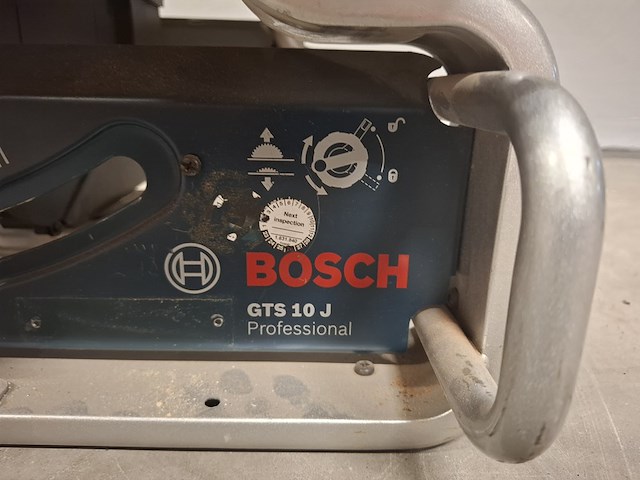 Zaagtafel 250mm 230v bosch, gts 10 j, bouwjaar 2015 - afbeelding 9 van  11