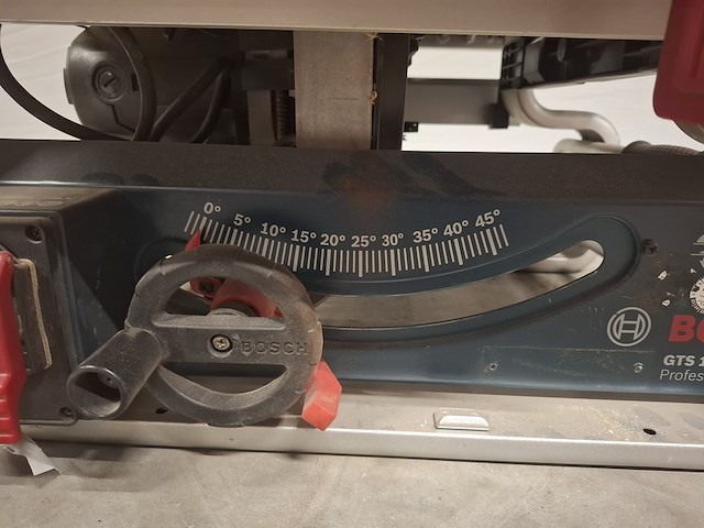 Zaagtafel 250mm 230v bosch, gts 10 j, bouwjaar 2015 - afbeelding 10 van  11