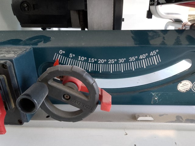 Zaagtafel 250mm 230v bosch, gts 10 j, bouwjaar 2016 - afbeelding 2 van  15