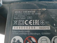 Zaagtafel 250mm 230v bosch, gts 10 j, bouwjaar 2016 - afbeelding 13 van  15