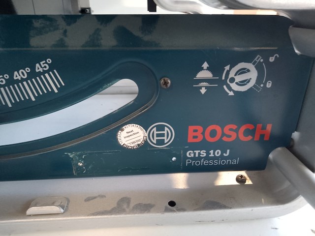 Zaagtafel 250mm 230v bosch, gts 10 j, bouwjaar 2016 - afbeelding 15 van  15