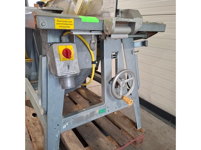 Zaagtafel 500mm 400v avola maschinenfabrik, zbv 500-10, bouwjaar 2016 - afbeelding 2 van  5
