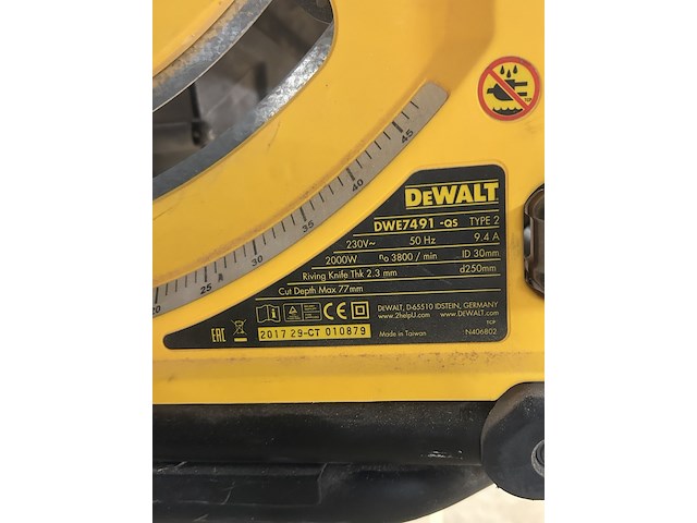 Zaagtafel dewalt, dwe7491-qs - afbeelding 8 van  8