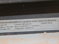 Zaagtafel harwi 130. bouwjaar 2007. - afbeelding 5 van  5