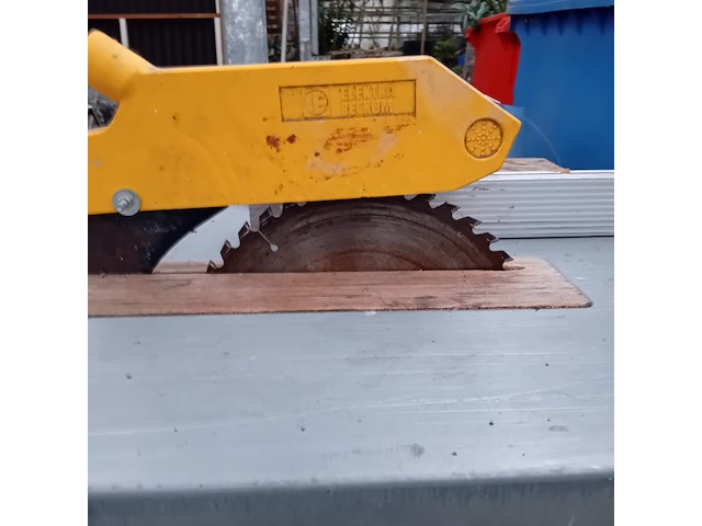 Zaagtafel met afzuiginstallatie, elektra beckum/metabo - afbeelding 3 van  8