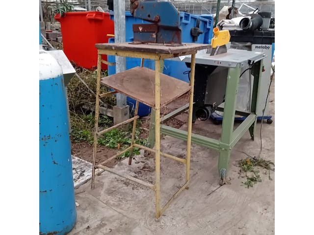 Zaagtafel met afzuiginstallatie, elektra beckum/metabo - afbeelding 8 van  8