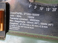 Zaagtafel twoforce zt250 - afbeelding 5 van  6