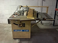 Zaagtafel verrijdbaar, scheppach, ts 4000, geel, 1990