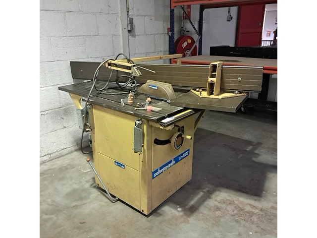 Zaagtafel verrijdbaar, scheppach, ts 4000, geel, 1990 - afbeelding 2 van  8