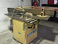 Zaagtafel verrijdbaar, scheppach, ts 4000, geel, 1990 - afbeelding 2 van  8