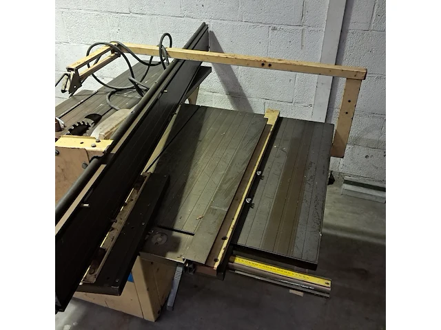Zaagtafel verrijdbaar, scheppach, ts 4000, geel, 1990 - afbeelding 4 van  8
