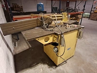 Zaagtafel verrijdbaar, scheppach, ts 4000, geel, 1990 - afbeelding 5 van  8