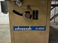 Zaagtafel verrijdbaar, scheppach, ts 4000, geel, 1990 - afbeelding 7 van  8