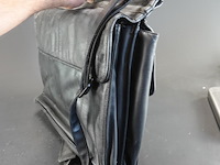 Zacht lederen (laptop)tas - afbeelding 3 van  5