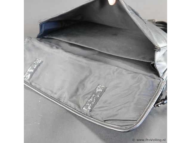 Zacht lederen (laptop)tas - afbeelding 5 van  5