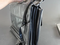 Zacht lederen (laptop)tas - afbeelding 3 van  5