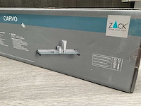 Zack carvo planchet 66x12cm glas - zwart - afbeelding 2 van  2