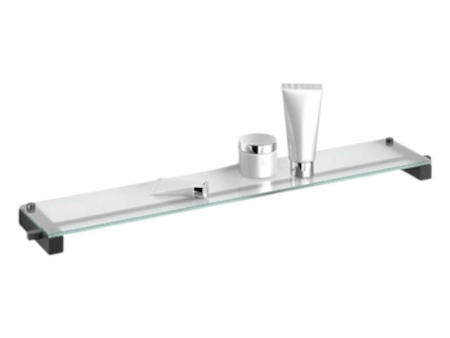 Zack carvo planchet 66x12cm glas - zwart - afbeelding 1 van  1