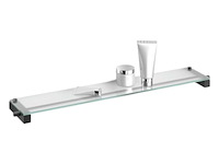 Zack carvo planchet 66x12cm glas - zwart - afbeelding 1 van  1