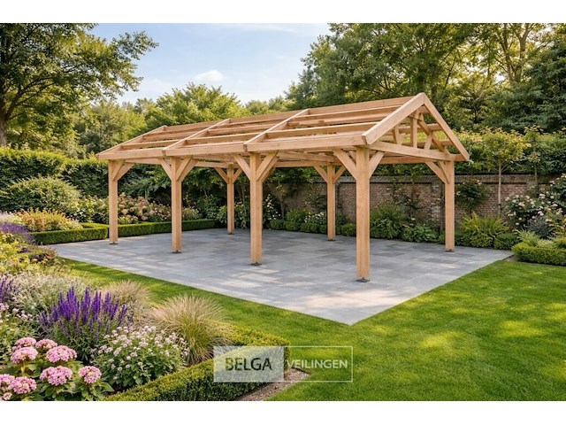 Zadeldak douglas 1220x400x325cm bxdxh in cm - afbeelding 1 van  6