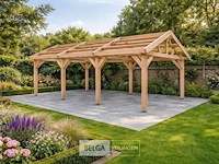 Zadeldak douglas 1220x400x325cm bxdxh in cm