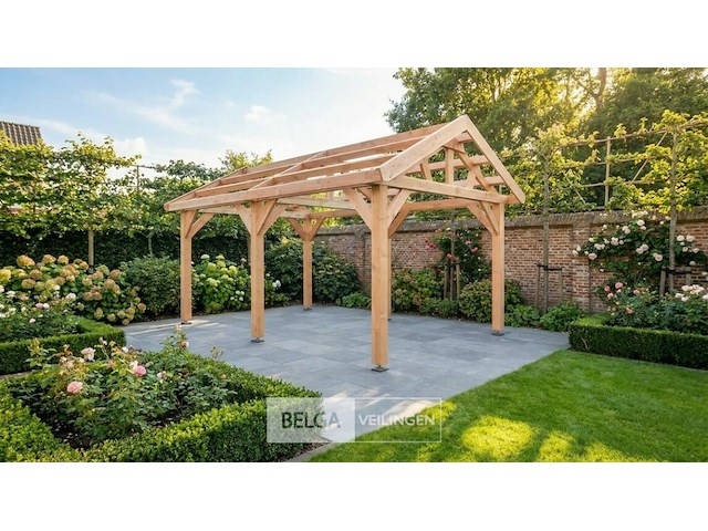 Zadeldak douglas 550x400x325cm bxdxh in cm - afbeelding 1 van  6