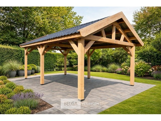 Zadeldak douglas 660x400x325cm bxdxh in cm - afbeelding 1 van  9