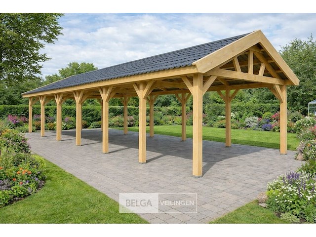 Zadeldak douglas, afm 1220x400x325cm bxdxh in cm - afbeelding 1 van  9