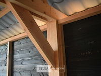 Zadeldak douglas, afm 550x400x325cm bxdxh in cm garage - afbeelding 6 van  7