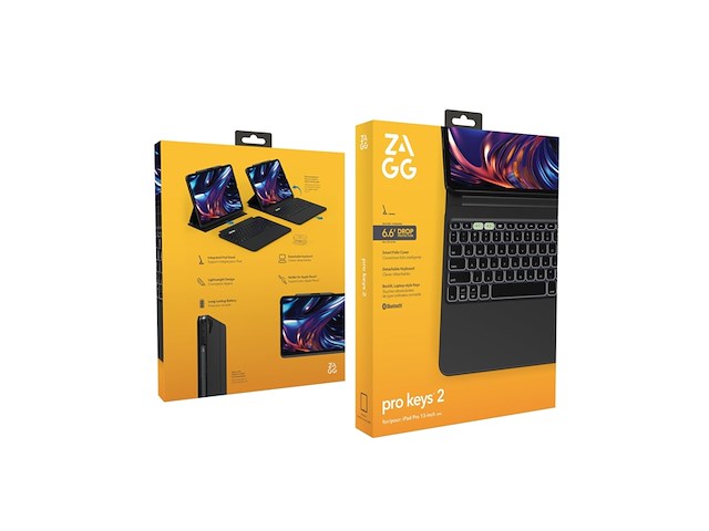 Zagg pro keys 2 toetsenbord en beschermhoes - afbeelding 1 van  5
