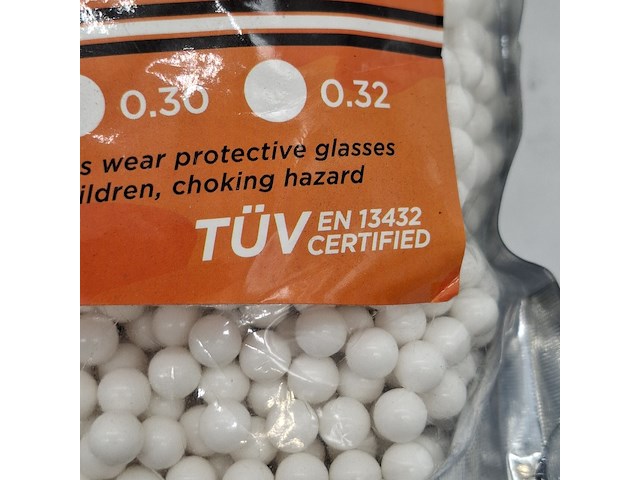 Zak a 1kg airsoft balletjes, blackbird, mach 3 extreme bb's - afbeelding 8 van  11