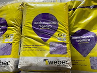 Zak à 25kg weber tegellijm (32x) - afbeelding 2 van  3