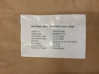 Zak rode bietenvezel beetpro (15kg) (4x) - afbeelding 3 van  4