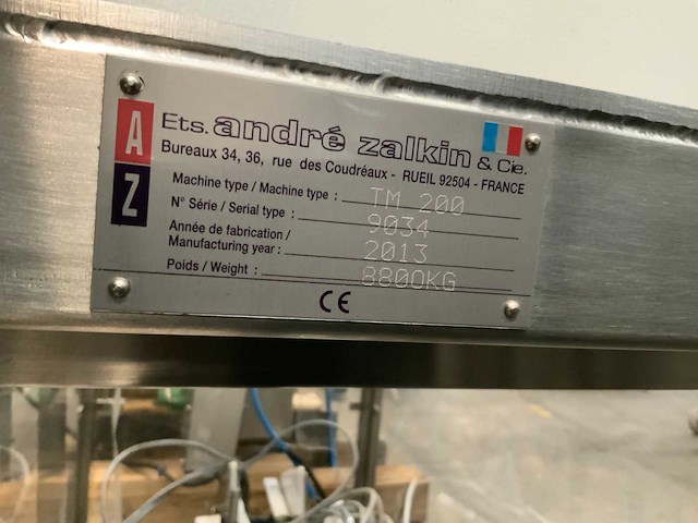 Zalkin tm200 capper - afbeelding 10 van  10