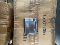 Zamak - glas/muur scharnier (120x) - afbeelding 1 van  4