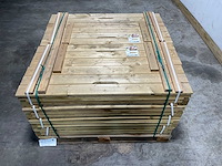 Zandbak met deksel en zitbank 120x120 cm (48x) - afbeelding 2 van  7
